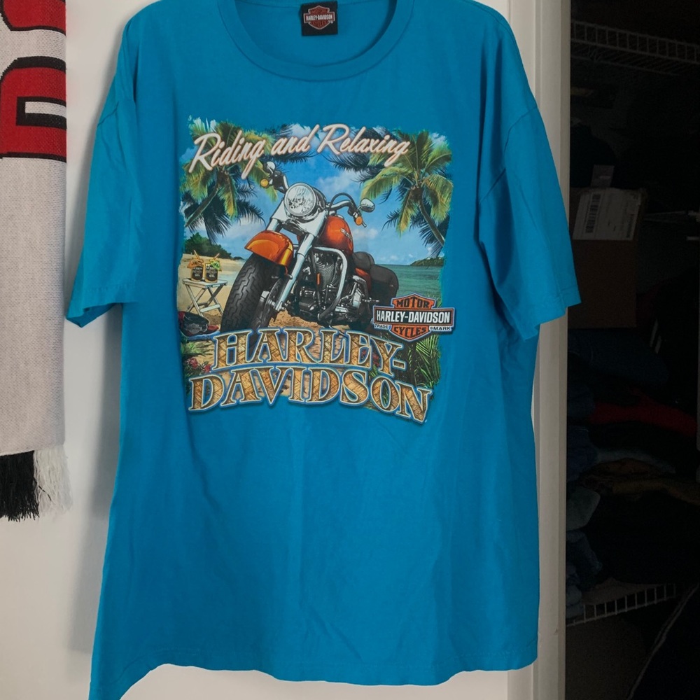 2XL Harley Davidson Grand Turk T-Shirt